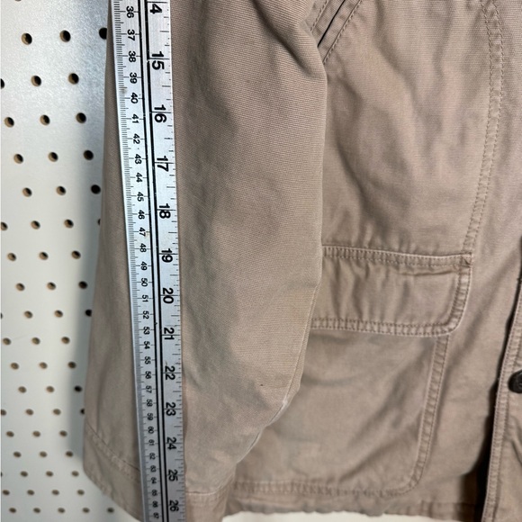 Womens tan barn chore Field Jacket size large Lands’ End - Picture 14 of 14